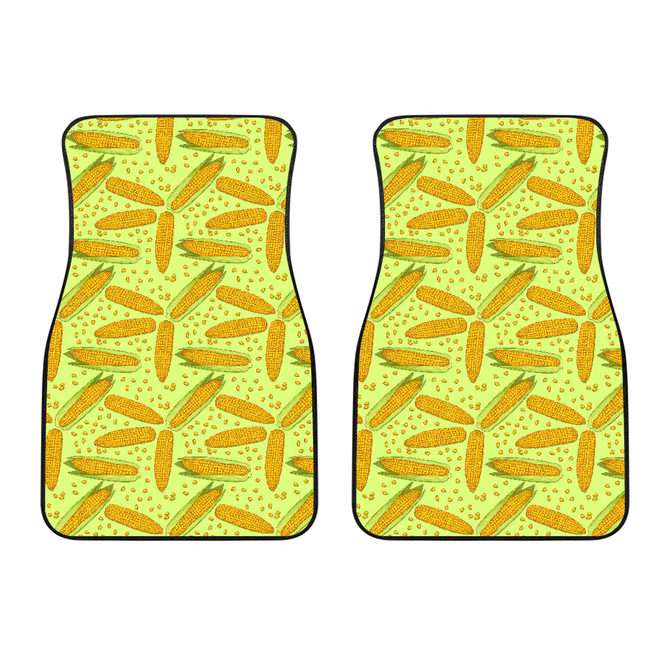 Corn Pattern Print Design 03 Front Car Mats