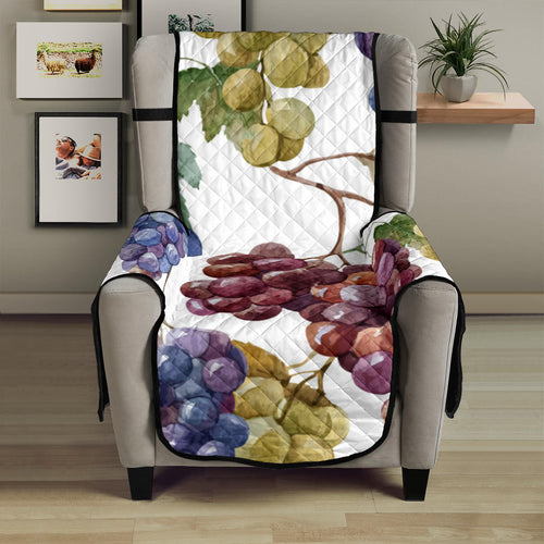 Grape Pattern Chair Cover Protector