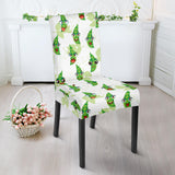Green Peas Pattern Print Design 04 Dining Chair Slipcover