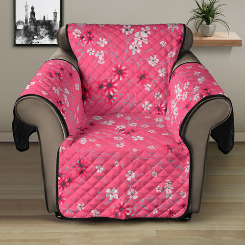 Sakura Pattern Background Recliner Cover Protector