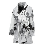 Horse Pattern Women Bathrobe