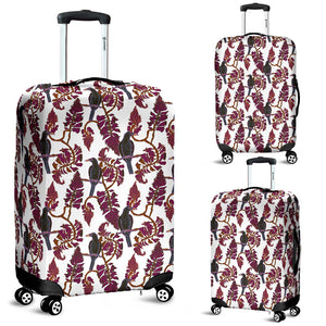 Crow Tree Leaves Pattern Luggage Covers