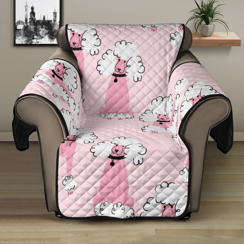 Poodle Pattern Recliner Cover Protector