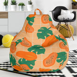 Papaya Leaves Pattern Bean Bag Cover