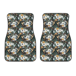 Hummingbird Pattern Print Design 05 Front Car Mats