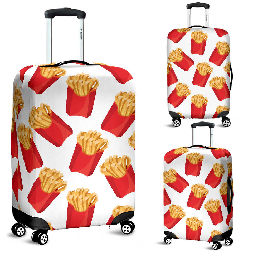 French Fries Theme Pattern Luggage Covers