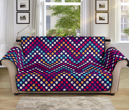 Zigzag Chevron Pokka Dot Aboriginal Pattern Sofa Cover Protector