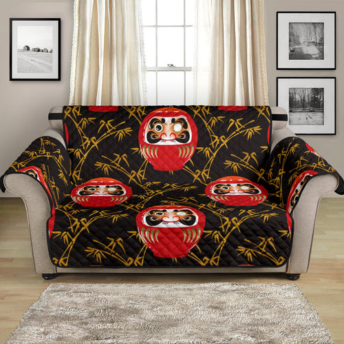 Daruma Bamboo Pattern Loveseat Couch Cover Protector