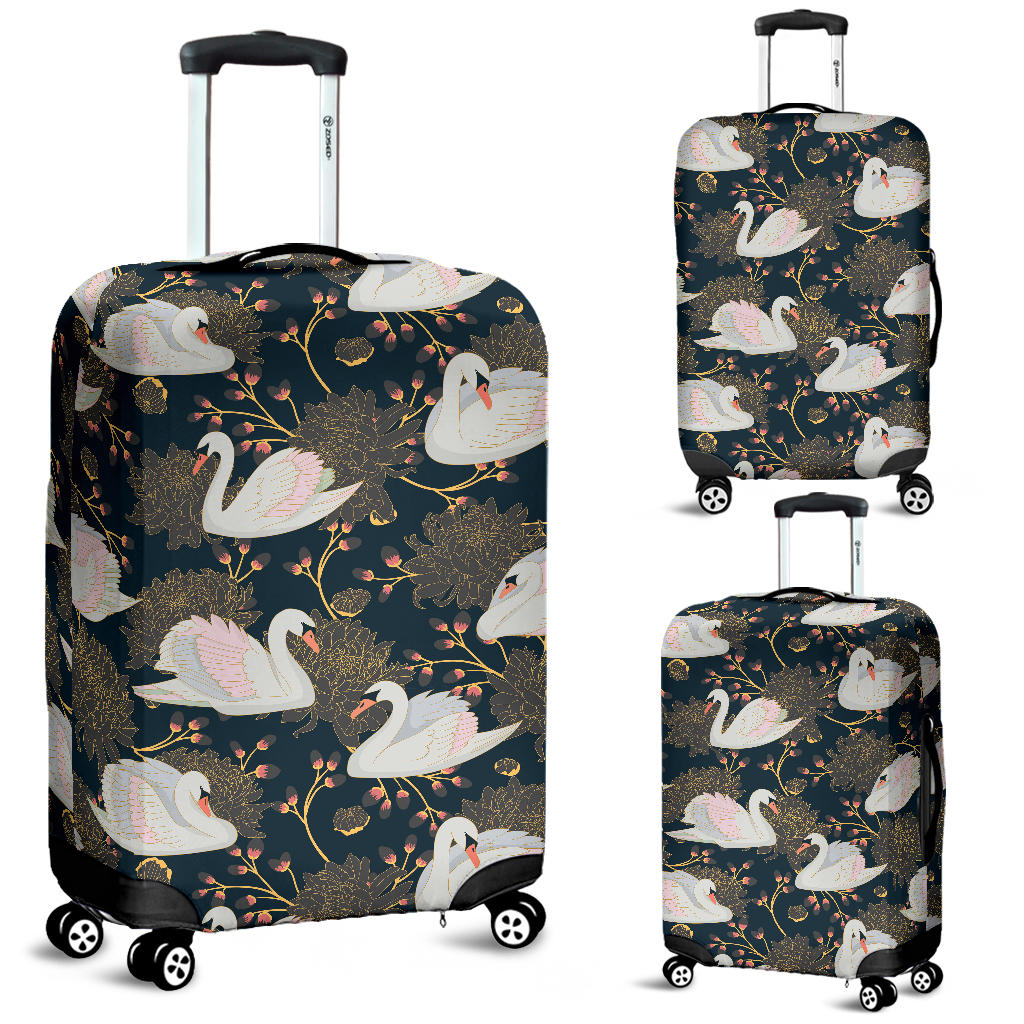 Swan Pattern Luggage Covers