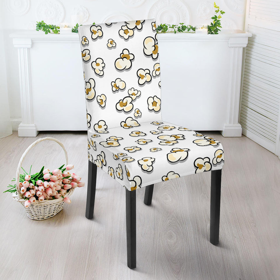 Popcorn Pattern Print Design 04 Dining Chair Slipcover