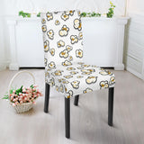 Popcorn Pattern Print Design 04 Dining Chair Slipcover