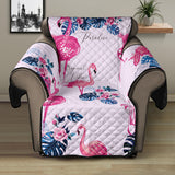 Flamingo Pink Pattern Recliner Cover Protector