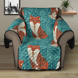 Fox Tribal Pattern Background Recliner Cover Protector