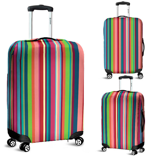 Rainbow Stripe Pattern Luggage Covers