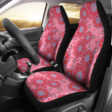 Indian Pnk Pattern Universal Fit Car Seat Covers