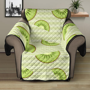 Kiwi Pattern Striped Background Recliner Cover Protector