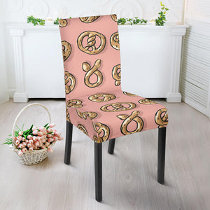 Pretzels Pattern Print Design 04 Dining Chair Slipcover