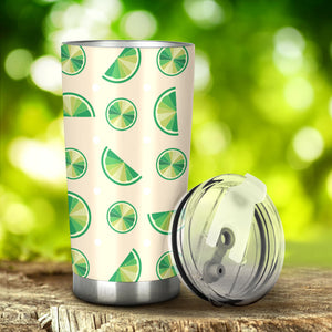 Lime Pattern Tumbler