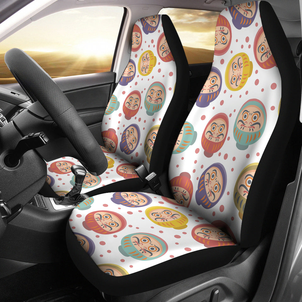Daruma Dot Pattern Universal Fit Car Seat Covers