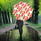 Tomato Water Color Pattern Umbrella