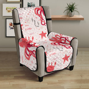 Octopus  Crab Starfish Pattern Chair Cover Protector