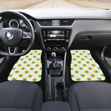 Horseshoes Pattern Print Design 03 Front and Back Car Mats