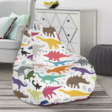 Colorful Dinosaur Pattern Bean Bag Cover
