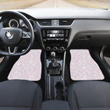 Dog Paws Pattern Print Design 03 Front Car Mats