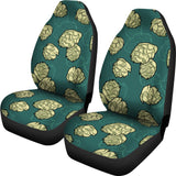 Hop Pattern Background Universal Fit Car Seat Covers