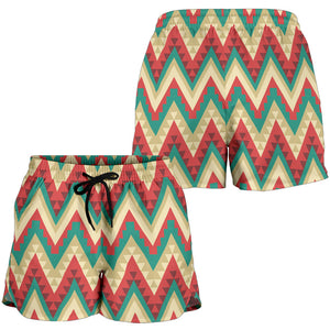 Zigzag Chevron Pattern Women Shorts