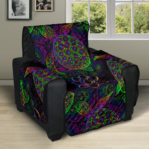 Sea Turtle Pattern Recliner Cover Protector
