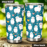 Sheep Heart Pattern Tumbler