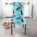 Surfboard Pattern Print Design 03 Dining Chair Slipcover