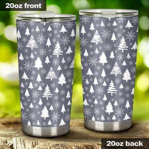 Snowflake Chirstmas Pattern Tumbler