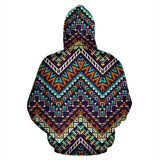 Zigzag African Afro Dashiki Adinkra Kente Men Women Pullover Hoodie