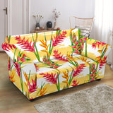 Heliconia Pattern Loveseat Couch Slipcover