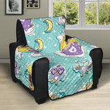 Pug Sweet Dream Pattern Recliner Cover Protector