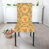 Squirrel Pattern Print Design 01 Dining Chair Slipcover