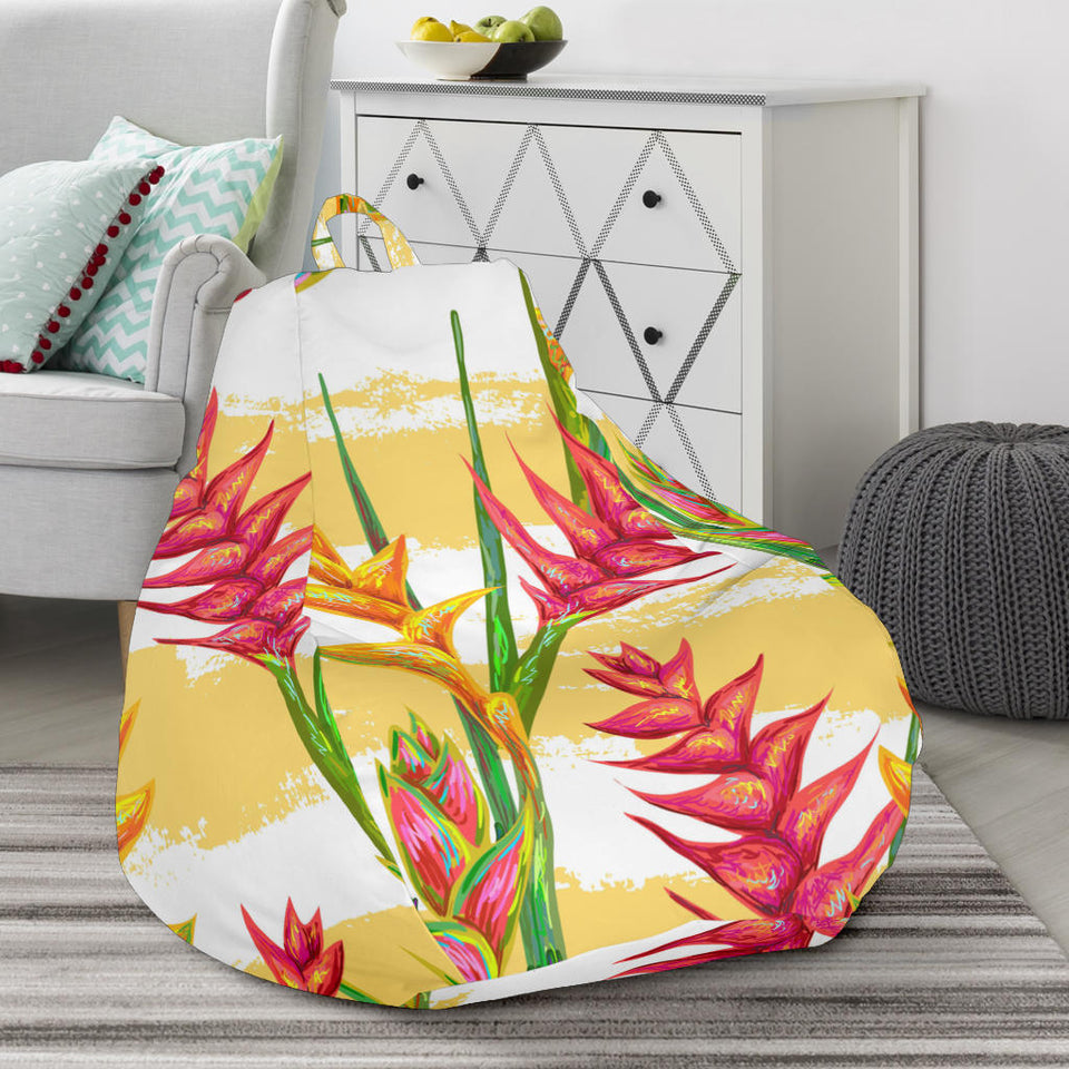 Heliconia Pattern Bean Bag Cover