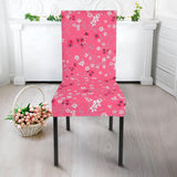 Sakura Pattern Background Dining Chair Slipcover