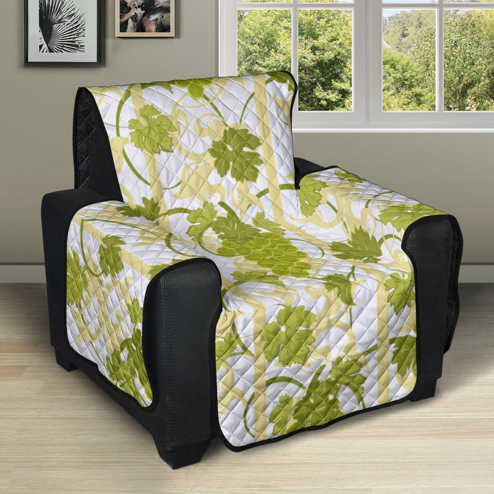 Grape Pattern Background Recliner Cover Protector