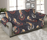 Seahorse Pattern Sofa Cover Protector