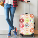 Donut Pattern Luggage Covers
