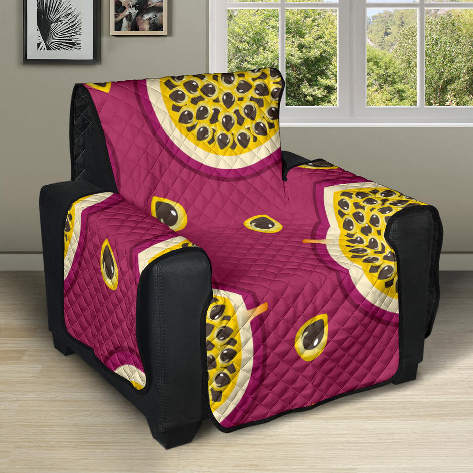 Sliced Passion Fruit Pattern Recliner Cover Protector