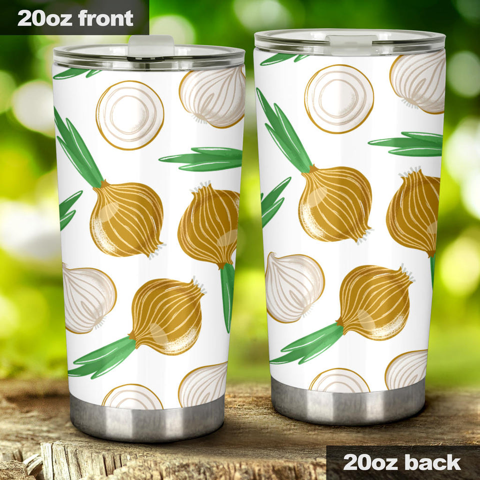 Onion Pattern Background Tumbler