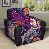 Indian Pattern Background Recliner Cover Protector