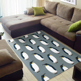 Penguin Pattern Theme Area Rug