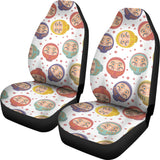 Daruma Dot Pattern Universal Fit Car Seat Covers