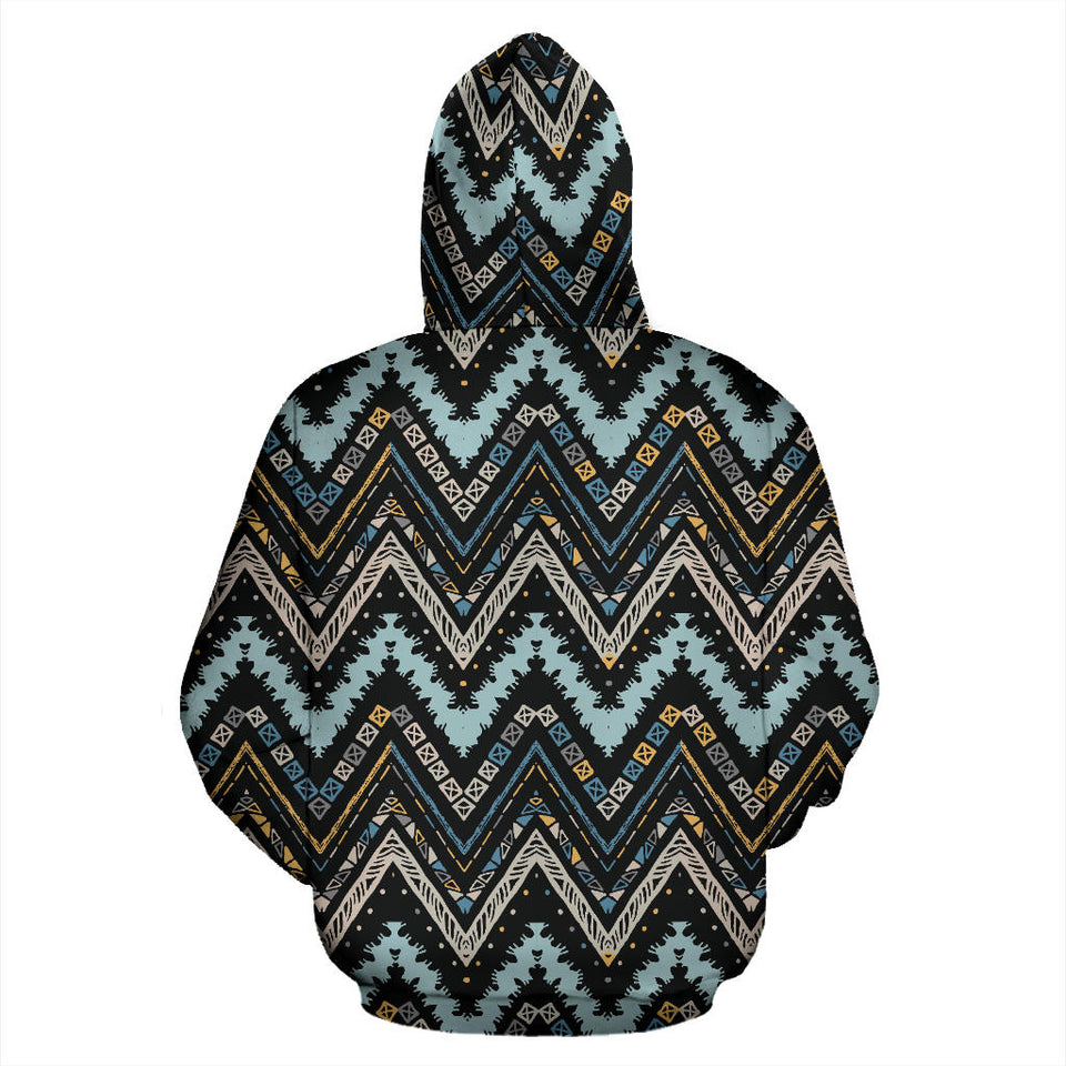 Zigzag Chevron African Afro Dashiki Adinkra Kente Men Women Pullover Hoodie