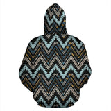 Zigzag Chevron African Afro Dashiki Adinkra Kente Men Women Pullover Hoodie